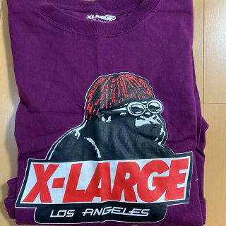 エクストララージ(XLARGE)のXLARGE 半袖Tシャツ　紫(Tシャツ/カットソー(半袖/袖なし))