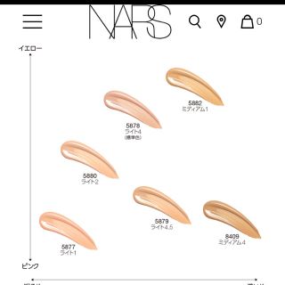 NARS　クッションファンデ　5878