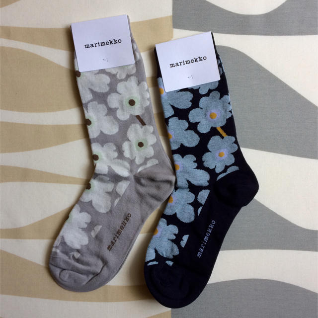 marimekko(マリメッコ)の新品 2足セット marimekko マリメッコ ウニッコ ソックス レディースのレッグウェア(ソックス)の商品写真