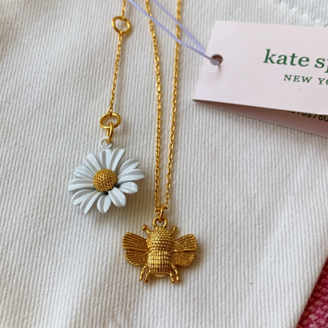 kate spade new york - 週末限定セール ！Kate Spade ネックレス ペンダント 蜂 花 ビーの通販 by リカ ☆