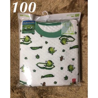 ユニクロ(UNIQLO)の新品♡ユニクロ　部屋着　キルトパジャマ　長袖　絵本　そらまめくん　100(パジャマ)