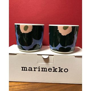 マリメッコ(marimekko)のマリメッコ　ウニッコ　ラテマグ(グラス/カップ)