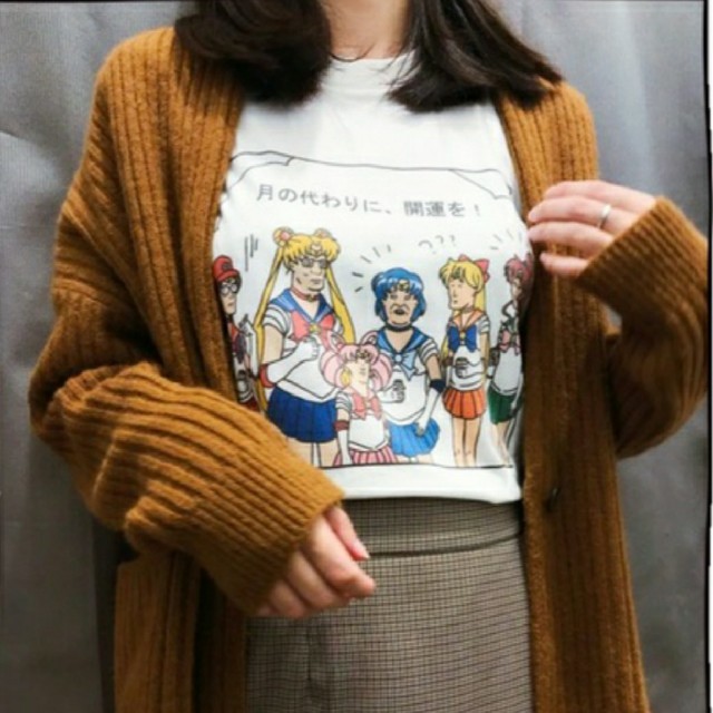 セーラームーン(セーラームーン)の専用！おもしろTシャツ(セーラームーン) レディースのトップス(Tシャツ(半袖/袖なし))の商品写真