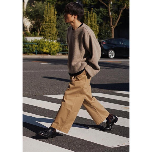 YOKE 18AW 7G OVERSIZED HALF CARDIGANメンズ