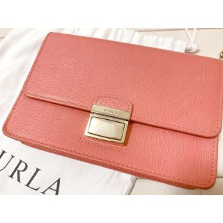 フルラ(Furla)のフルラ FURLA チェーンショルダーポシェット ピンク(ショルダーバッグ)