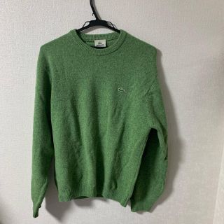 ラコステ(LACOSTE)のラコステ　ニット　Green Mサイズ(ニット/セーター)