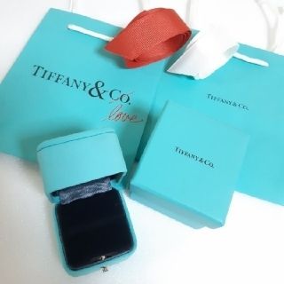 ティファニー(Tiffany & Co.)の"お取り置き中" ティファニー ブルー リングケース 限定 リボン ショップ袋(リング(指輪))