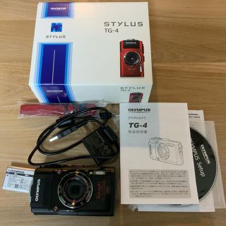 オリンパス(OLYMPUS)のOLYMPUS 防水コンパクトカメラ STYLUS TG-4 ブラック(コンパクトデジタルカメラ)