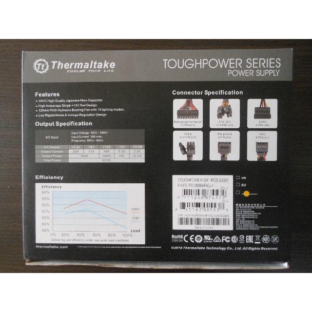 ★☆TOUGHPOWER GX1 RGB GOLD 600W PS-TPD-06 1