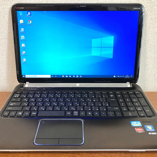 ノートパソコンhp Pavilion dv6 i7-2760QM ジャンク動作品