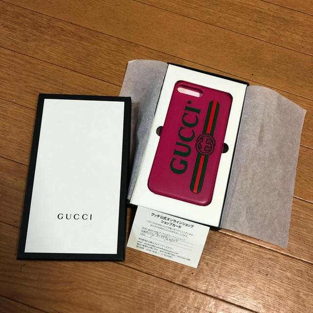 Gucci - 美品 GUCCI  iPhoneケース iPhone8 plus iPhone7の通販