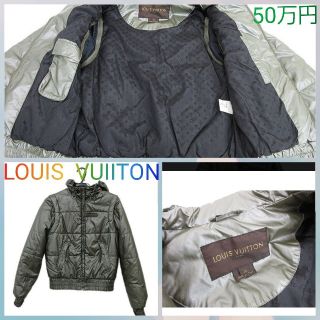 ルイヴィトン(LOUIS VUITTON)のヴィトン正規品レディースモノグラム☆高級薄手ダウンジャケット、2wayコート(ダウンジャケット)