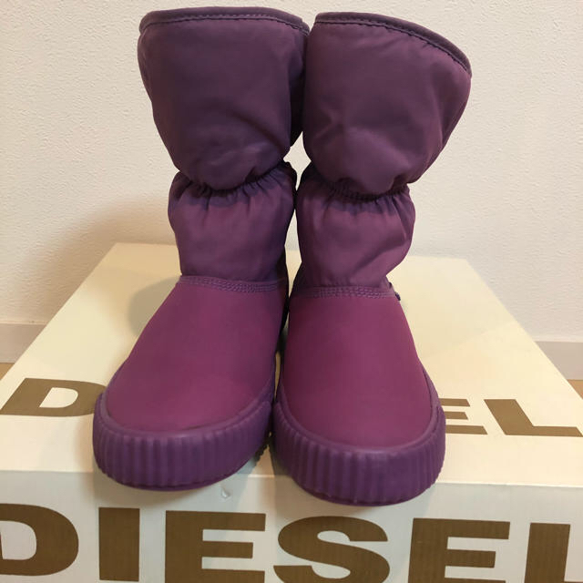 DIESEL(ディーゼル)の値下げ　 新品ディーゼル DIESEL ナイロンブーツ 23cm (22cm ) レディースの靴/シューズ(ブーツ)の商品写真