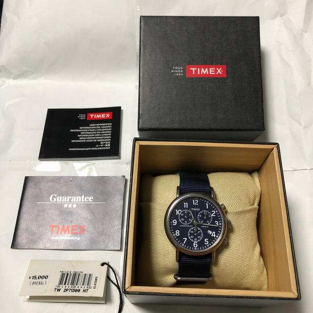 TIMEX ウィークエンダー クロノグラフ 【 中古品 】 | フリマアプリ ラクマ