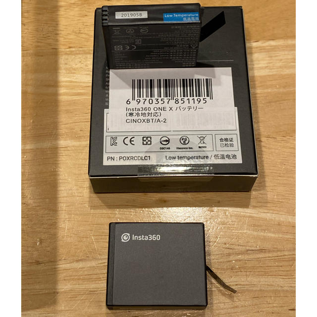 Insta 360 ONE X(寒冷地予備バッテリー付き)の通販 by よっしー's shop