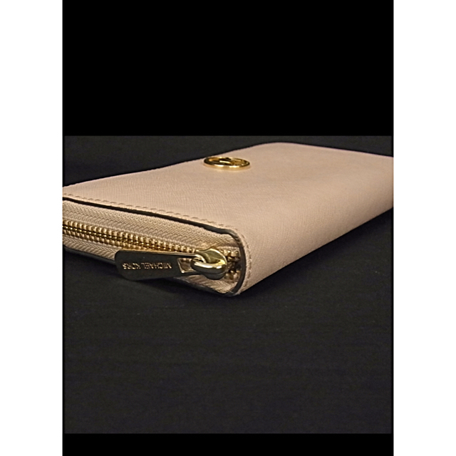 Michael Kors(マイケルコース)の【美品】MICHAEL KORS❤️レザー 長財布❤️ライトピンク レディースのファッション小物(財布)の商品写真
