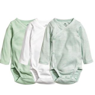 エイチアンドエム(H&M)のH &M ベビー肌着　ロンパース(肌着/下着)