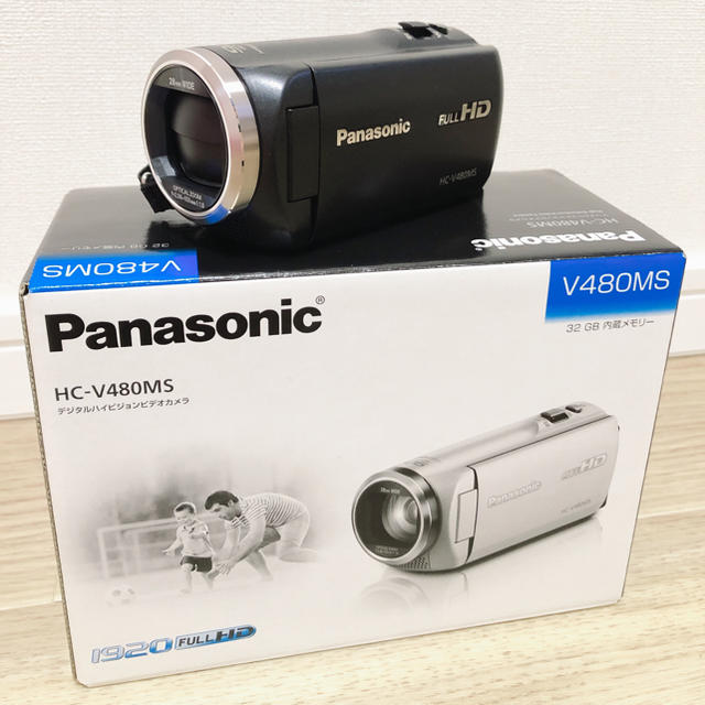 Panasonic(パナソニック)のTERU様専用 Panasonic ハンディカム hc-v480ms スマホ/家電/カメラのカメラ(ビデオカメラ)の商品写真