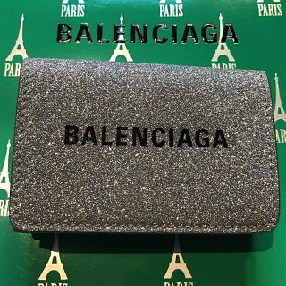 バレンシアガ(Balenciaga)の希少！ 2019AW新品 BALENCIAGA グリッター三つ折り財布(財布)