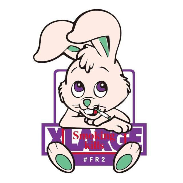 XLARGE(エクストララージ)のXLARGE×#FR2 QP Rabbits フーディー 佐藤ノア着用モデル メンズのトップス(パーカー)の商品写真