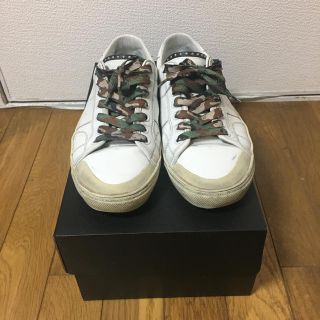 サンローラン(Saint Laurent)のサンローランパリ 16ss レザースニーカー size41(スニーカー)