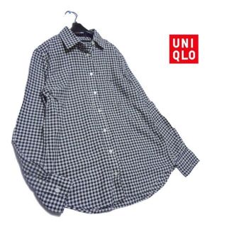 ユニクロ(UNIQLO)の◆UNIQLO/ユニクロ◆ レディースM ギンガムチェックシャツ(シャツ/ブラウス(長袖/七分))