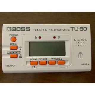 ボス(BOSS)のBOSS TU-80WH クロマチック・チューナー (その他)