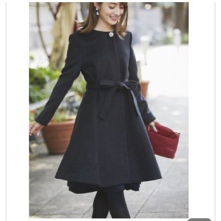 トッコ(tocco)のtocco closet ノーカラーコート(ロングコート)