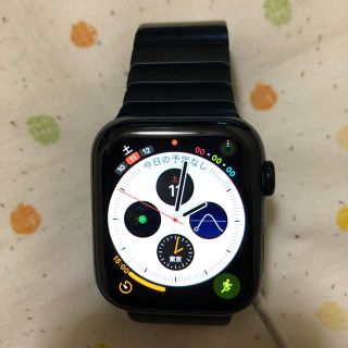 アップルウォッチ(Apple Watch)のApple Watch Series4 スペースブラックステンレススチールケース(腕時計(デジタル))