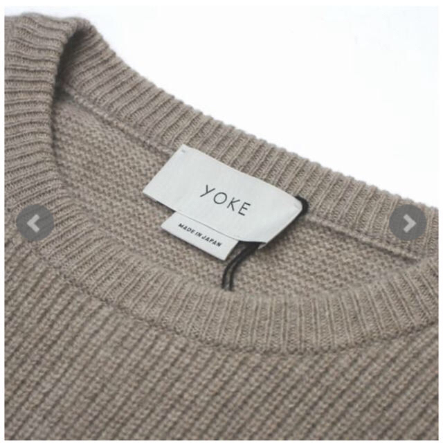 SUNSEA(サンシー)のYOKE 7G アルパカウール RIB STITCH KNIT メンズのトップス(ニット/セーター)の商品写真