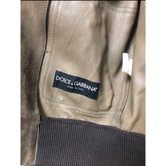 DOLCE&GABBANA(ドルチェアンドガッバーナ)のDolce & Gabbana スエードブルゾン メンズのジャケット/アウター(レザージャケット)の商品写真