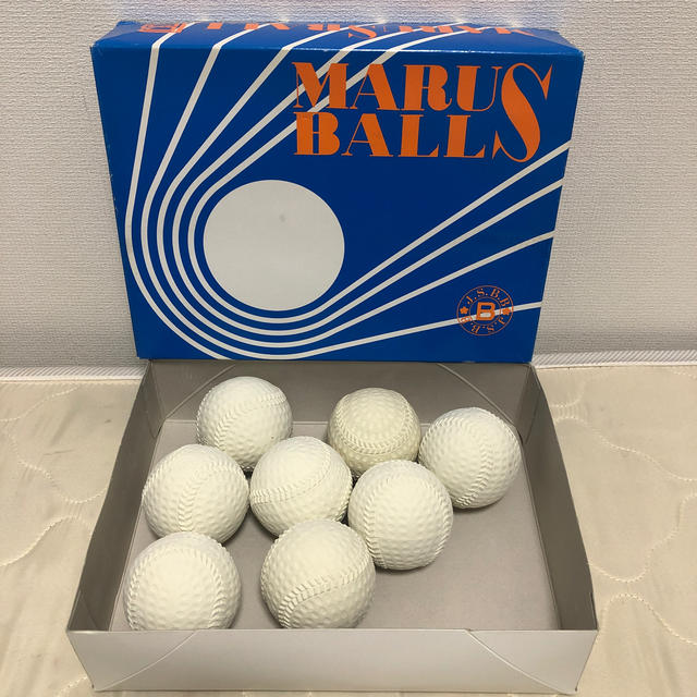 軟式ボール Ｂ号球８個セット スポーツ/アウトドアの野球(ボール)の商品写真