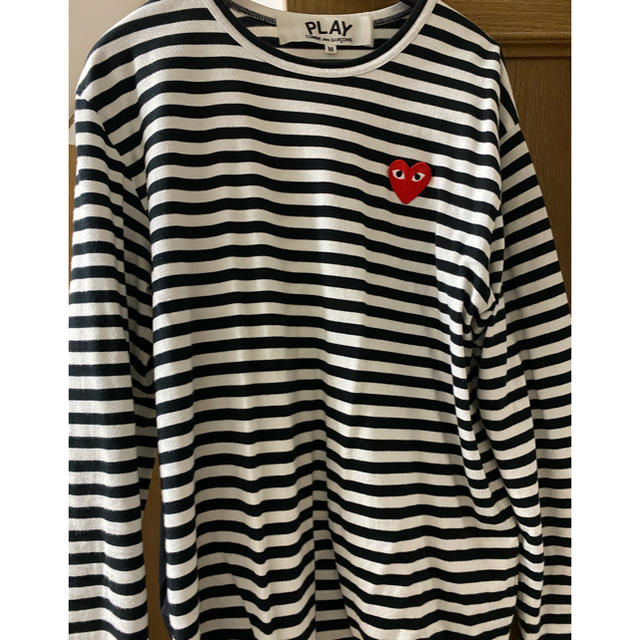 COMME des GARCONS(コムデギャルソン)のコムデギャルソン プレイ ボーダー長袖 メンズのトップス(Tシャツ/カットソー(七分/長袖))の商品写真