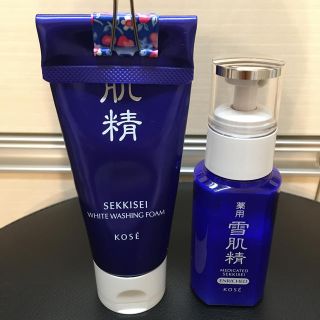 セッキセイ(雪肌精)の薬用雪肌精　乳液エンリッチとホワイトクリームウォッシュ(乳液/ミルク)