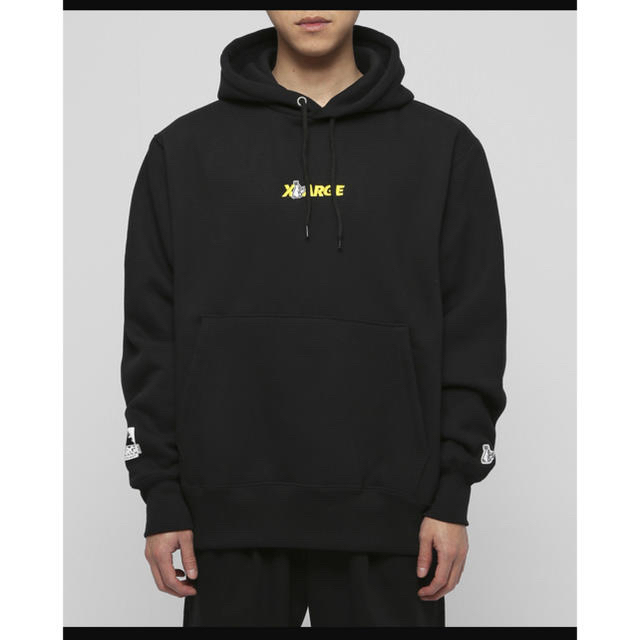 XLARGE #FR2 Fxxk Icon Hoodie ブラック L