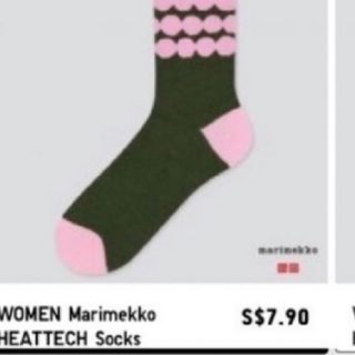 マリメッコ(marimekko)のマリメッコ　ユニクロ　ソックス(ソックス)