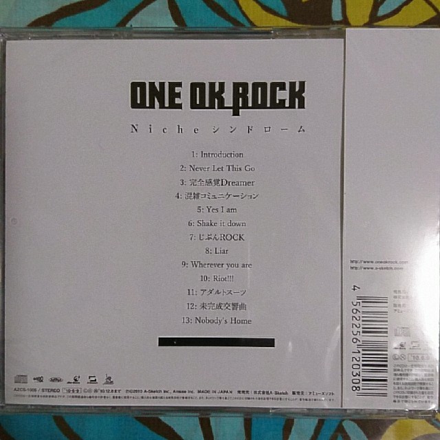 ONE OK ROCK(ワンオクロック)のNicheシンドローム/One Ok Rock エンタメ/ホビーのCD(ポップス/ロック(邦楽))の商品写真