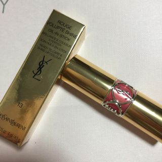 イヴサンローランボーテ(Yves Saint Laurent Beaute)の新品  イヴ・サンローラン ヴォリュプテシャイン #13 ピンクイン パリ(口紅)