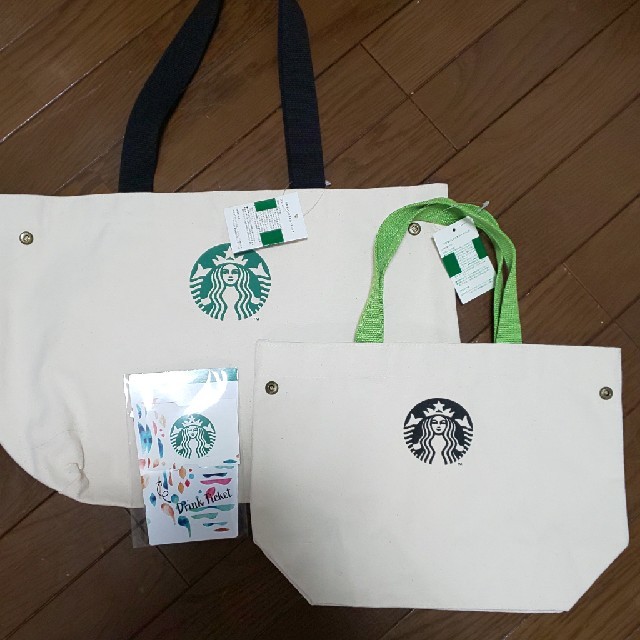 スタバ福袋☆バック2点とドリンクチケット6枚セット