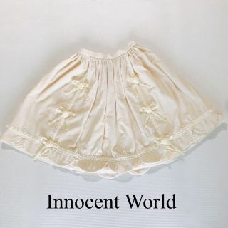 イノセントワールド(Innocent World)のInnocent World スカート　生成り(ひざ丈スカート)