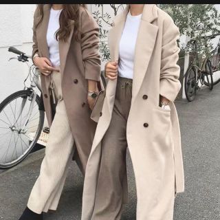 ザラ(ZARA)のblate コート　モカ(ロングコート)