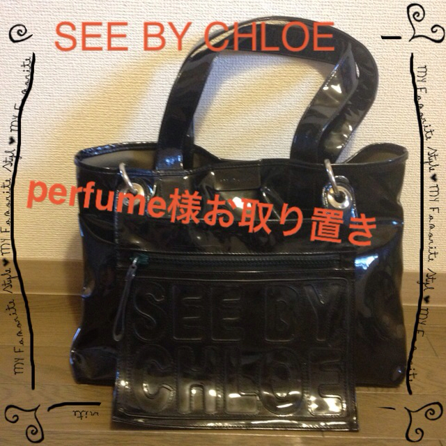 Chloe(クロエ)のSEE BY CHLOE エナメルバック レディースのバッグ(トートバッグ)の商品写真