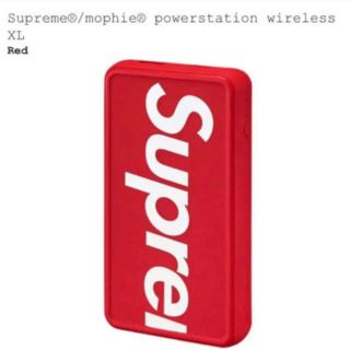 シュプリーム(Supreme)のSupreme mophie powerstation wireless XL(バッテリー/充電器)