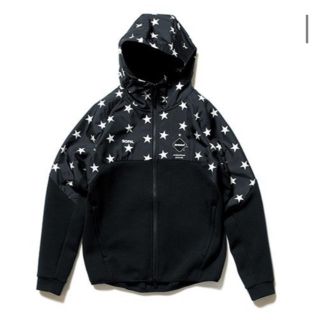 エフシーアールビー(F.C.R.B.)のFCRB 黒Lサイズ　VENTILATION HOOD TOP パーカー(パーカー)