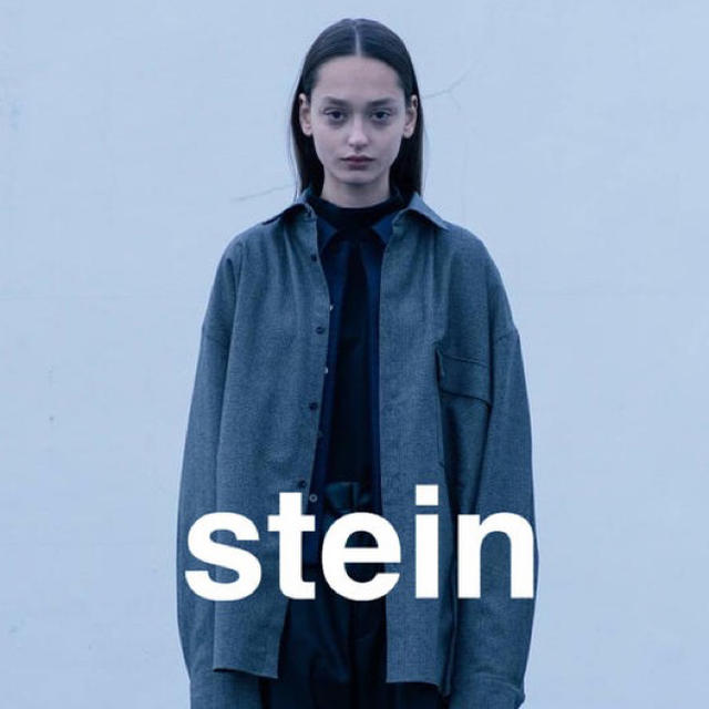 stein  19aw OVERSIZED DOWN PAT SHIRT