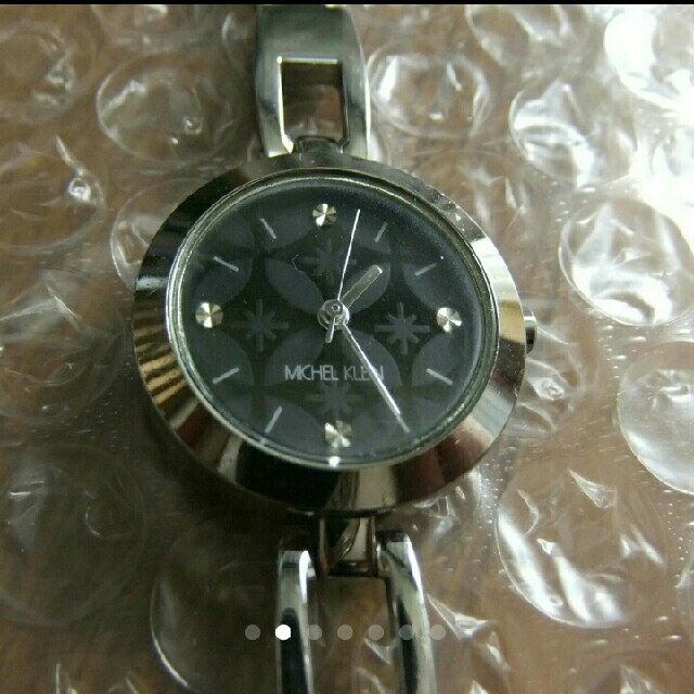 Mk Michel Klein 稼働中 ミッシェルクラン 腕時計 レディース 文字盤黒の通販 By あさひ S Shop エムケーミッシェルクランならラクマ