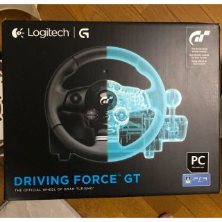 ロジテック ドライビングフォースGT PS3 PC ステアリングコントローラー(その他)