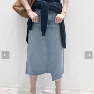 アパルトモンドゥーズィエムクラス(L'Appartement DEUXIEME CLASSE)の【限定価格】L'Appartement ◇MOTHER DENIM SKIRT(ひざ丈スカート)