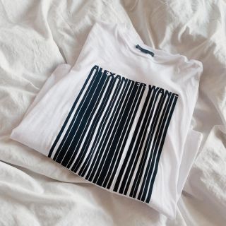 アレキサンダーワン(Alexander Wang)の【レア】ALEXANDER WANG バーコード ロングスリーブT(Tシャツ/カットソー(七分/長袖))