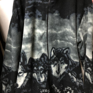 シュプリーム(Supreme)のwolf fleece jacket XL 値下げ(ダウンジャケット)